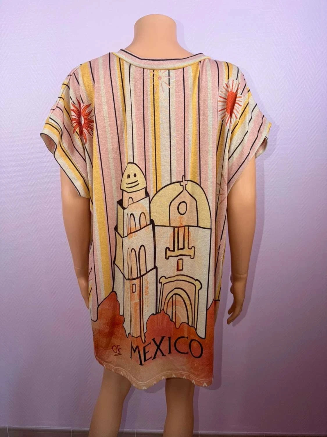 T-shirt voor dames met lurex, één keer gedragen, zeer goede staat – photo 4